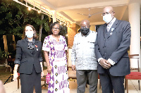 The two awardees are the first Ghanaians to receive the National Order of Merit recognition