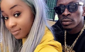 Actress Efia Odo and Shatta Wale