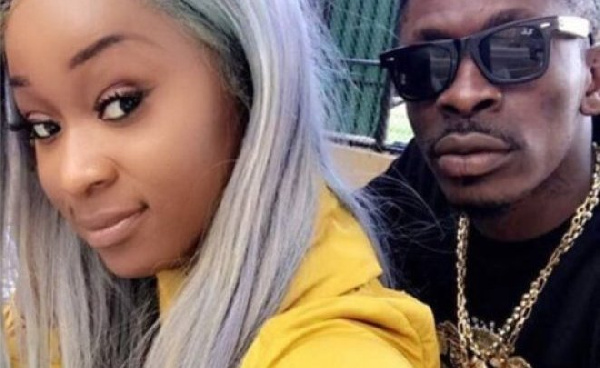 Actress Efia Odo and Shatta Wale