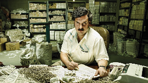 Pablo Escobar is a  Columbian drug kingpin