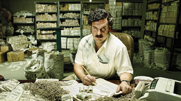 Pablo Escobar is a  Columbian drug kingpin