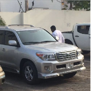 John Dumelo with his new car