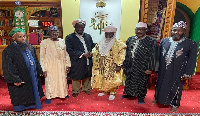 Emir Sherif Adams and other members of the Ghanaian Muslim Community in the United Kingdom