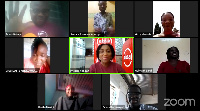 ReadyToWork participants engaging in the virtual session