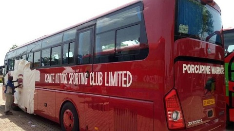 Asante Kotoko new team bus getting ready