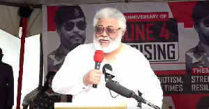 Former President Jerry John Rawlings