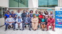 Instructors and participants in a group photo after the event