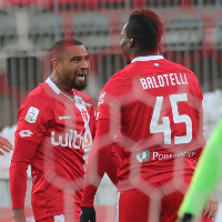 Kevin Prince Boateng and Mario Balotelli