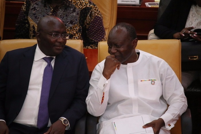 Ken Ofori-Atta and Dr Mahamudu Bawumia