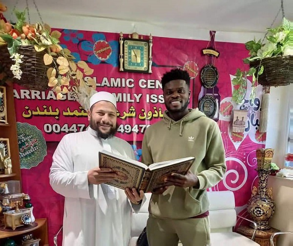 Blak Stars midfielder, Thomas Partey converts to Islam