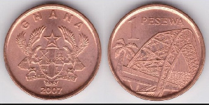 1 Pesewa Coins