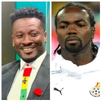 Asamoah Gyan and Prince Tagoe