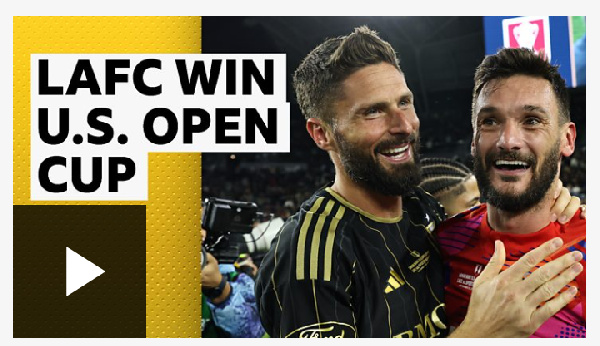 LAFC’s Olivier Giroud and hugo Lloris on U.S. Open Cup win