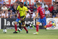 Dwamena secured a season-long loan move to Zaragoza from Levante