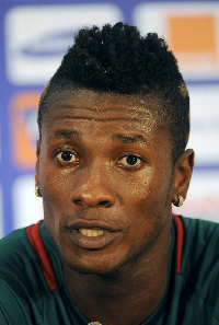 Ghana's all-time top scorer, Asamoah Gyan