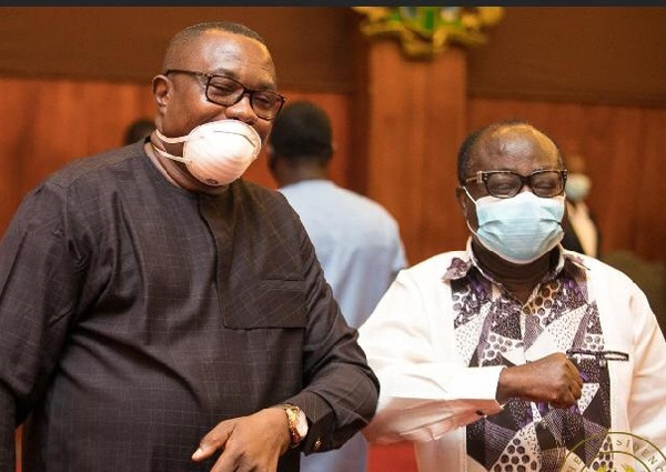 NDC  Chairman, Samuel Ofosu-Ampofo and NPP Chairman, Freddie Blay