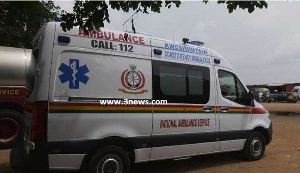 The ambulance driver  transported a patient to the Komfo Anokye Teaching Hospital