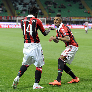 Muntari Boateng@milan 02.19.13