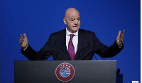 FIFA President Gianni Infantino during the UEFA Congress REUTERS/Yves Herman/File Photo