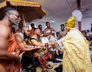 Okuapehene appoints Marigold Akufo-Addo as His Royal Envoy