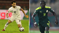 Egypt's Mohammed Salah(L) and Senegal's Sadio Mane(R)