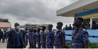 Inspection of guard of honour