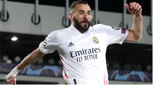 Karim Benzema of Real Madrid