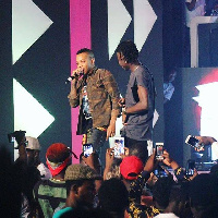 Stonebwoy and Tekno at BHIM-Nation Gh Rocks concert