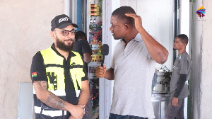 Lebanese engineer born in Ghana, Christopher Mensah with DJ Nyami