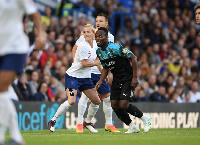 Essien's World XI team defeated the England side on penalties after the game ended in a 2-2 draw