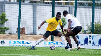 Arnold Abbey-Mensah [yellow] is a delight to watch