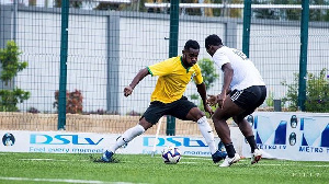 Arnold Abbey-Mensah [yellow] is a delight to watch