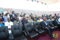 President Akufo-Addo arrived at the event earlier than other African leaders