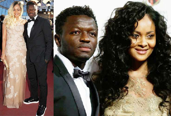 Muntari and wife Menaye