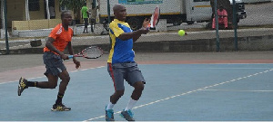 Cedric and Shaibu won the men's doubles