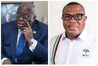 President Akufo-Addo and Ofosu-Ampofo Former Chairman NDC