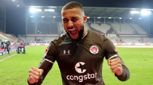 Daniel Kofi Kyereh scored a brace for St.Pauli