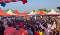 Scene from Walewale during Dr Mahamudu Bawumia visit