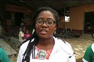 Dr. Abigail Amenu is the only Medical Doctor at the Dambai Health Center