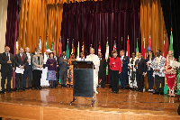 some Africans from Australia assembled to celebrate AU day