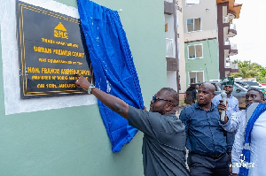 Francis Assenso Boakye has opened a new housing project by the SHC