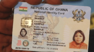 File photo: Ghana Card