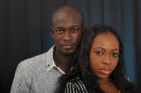 Eugene Arhin and his ex-wife Gloria Assan