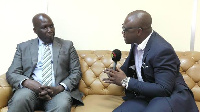 TV3's News anchor Alfred Ocansey in an  interview with head of banking supervision department