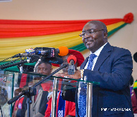 Dr. Mahamudu Bawumia at the 22nd Congregation of the University of Education, Winneba