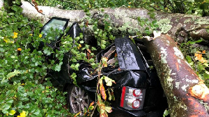 The accident occurred Wednesday morning on Kwahu Abetifi-Abene road