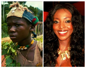 Yvonne Okoro and Abraham Attah