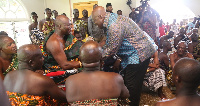 President Nana Addo Dankwa Akufo-Addo pays visit to Otumfuo