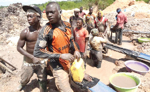 Galamsey operators (File photo)