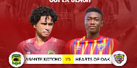 Asante Kotoko will take on Accra Hearts of Oak on matchday 14